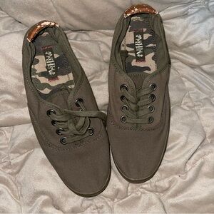 Mad Love Olive Green Sneakers
